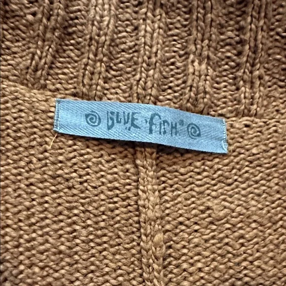 Blue Fish Cozy Brown Knit Cardigan with Pockets - Picture 9 of 11